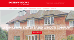 Desktop Screenshot of exeterwindows.co.uk